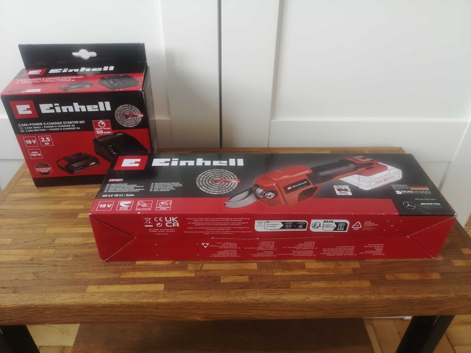 EINHELL GE-LS 18 LI Solo akumulatorowe nożyce do cięcia aku+ładowarka