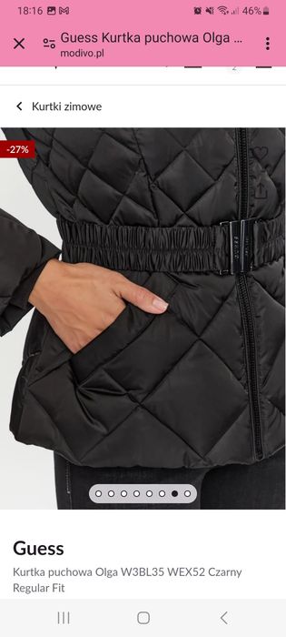 OKAZJA GUESS Kurtka Guess r.40 oryginalna promocja