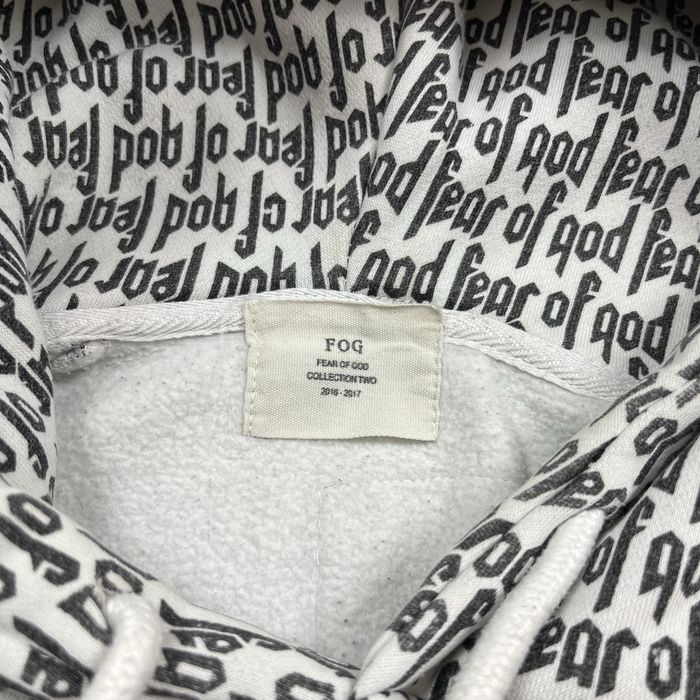 Кофта худі Fear Of God 2016-2017 монограмне оверпрінт лого