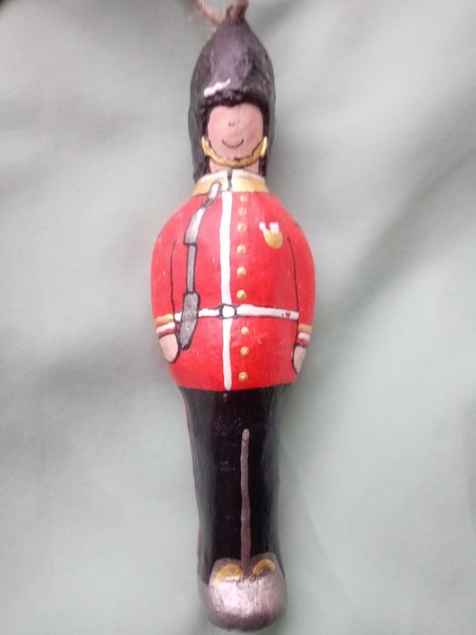 Ёлочная игрушка "Солдатик" винтаж