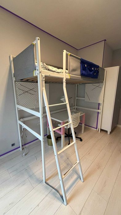 PILNIE Sprzedam łóżko piętrowe IKEA VITVAL