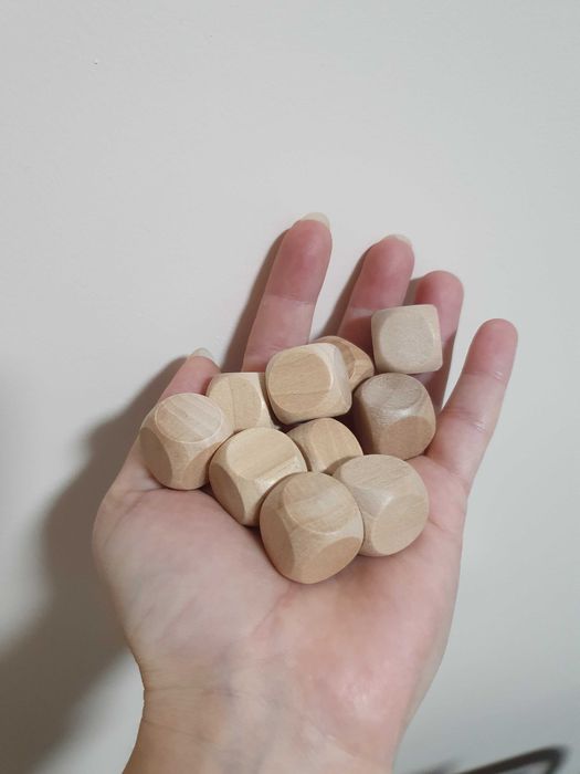 набір для творчості. Дерев'яні кубики 10 шт.