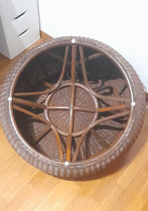 Poltrona de Verga e extrutura madeira "Estilo Natura"