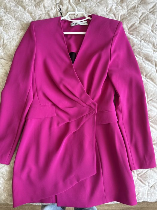 Сукня Zara рожева, жакет-сукня