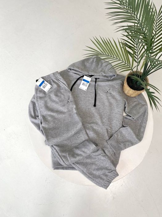 Спортивний костюм Jordan (чорний, сірий), штани, худі, зіп худі Jordan