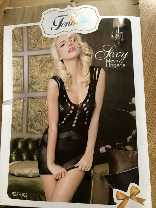 bodystocking siatka sukienka