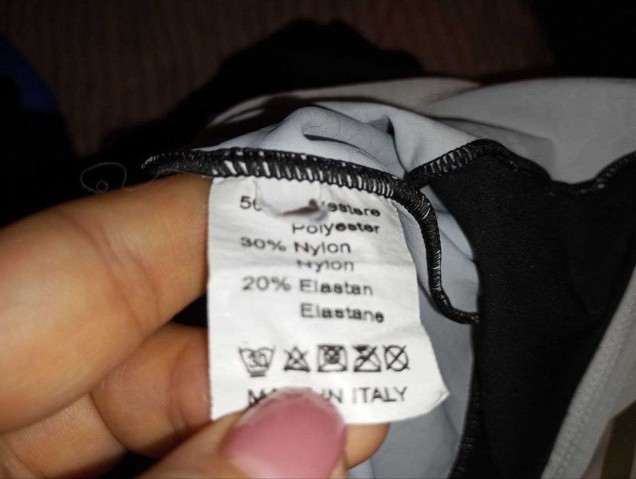 Велошорты на лямках, мсужские, р. М (44-46), б/у, Италия