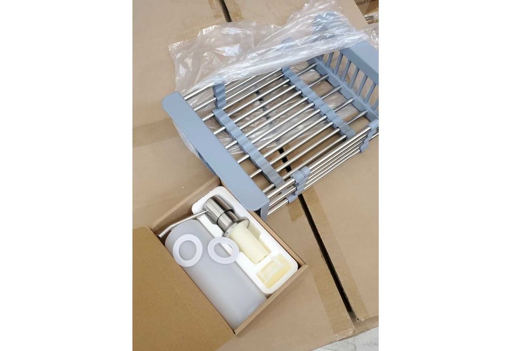 Мойка кухонная, 40/50см, Нержавеющая, полная комплектация, Platinum