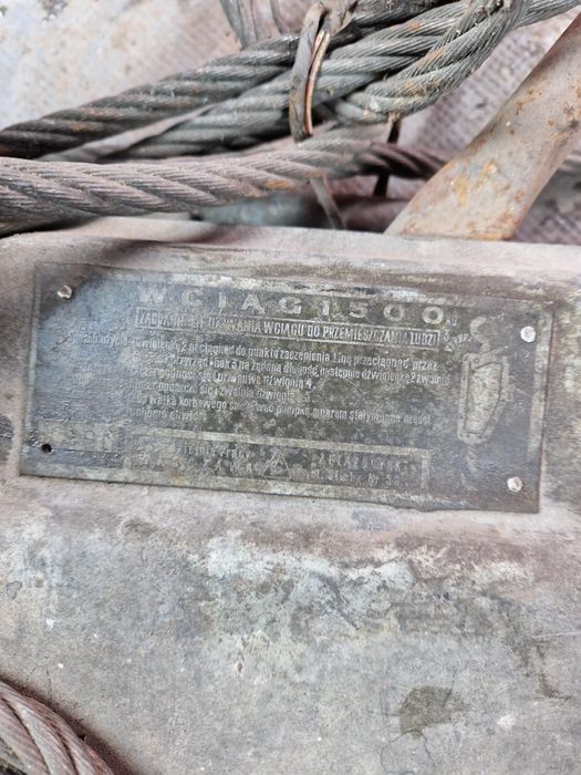 Wciągarka linowa WCIAG1500