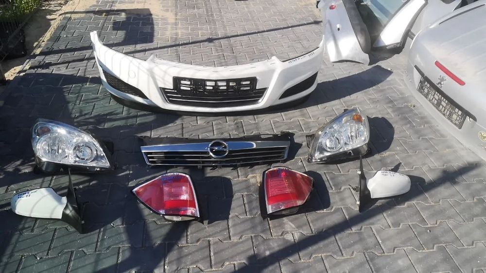 OPEL ASTRA H LIFT ZDERZAK / LAMPY / REFLEKTORY / LUSTERKA / ATRAPA KOD LAKIERU: Y474