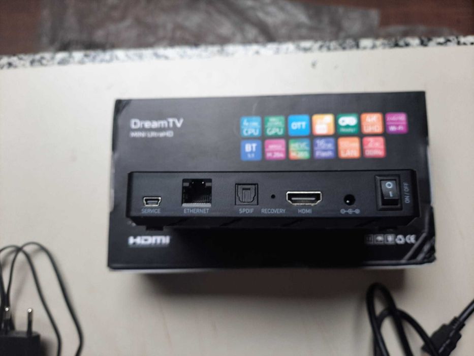DreamTV Mini UltraHD IPTV como NOVA e Com Garantia