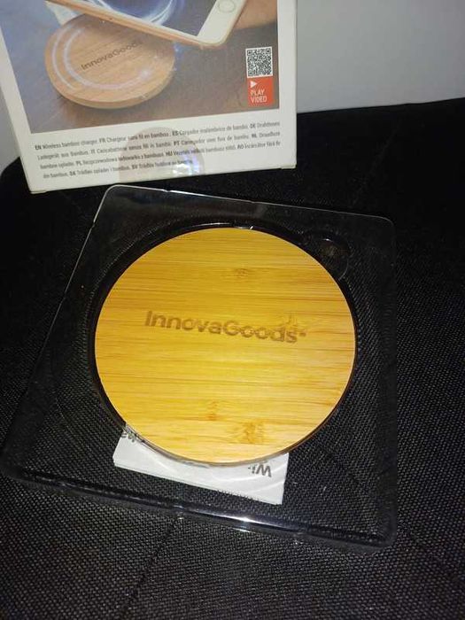 Carregador de Bambu sem Fios InnovaGoods