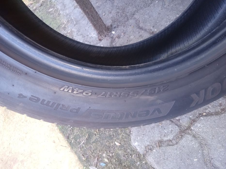 opony letnie hankok 215/55/17 komplet 4szt.
