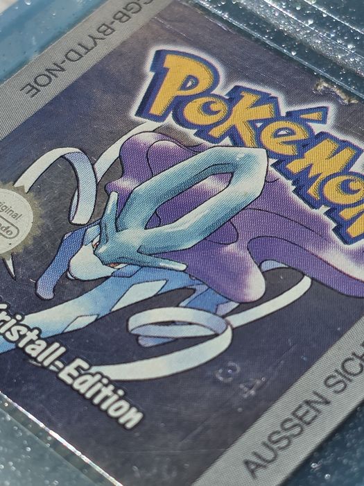 Pokémon Kristall-Edition (Crystal) GBC | Oryginał | Niemiecka wersja