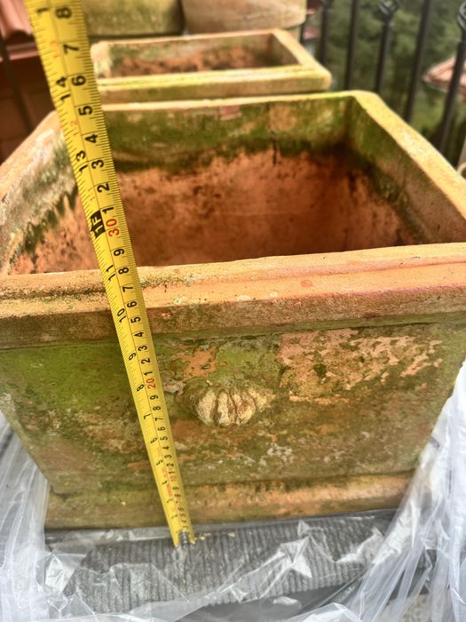 3 donice retro klasyczne