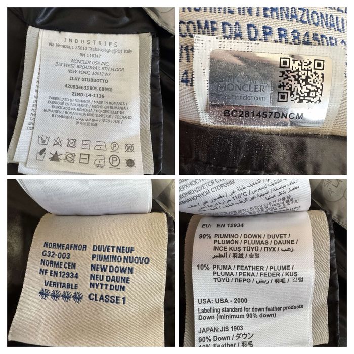Оригінальний жіночий пуховик Moncler — Розмір 1 (S)