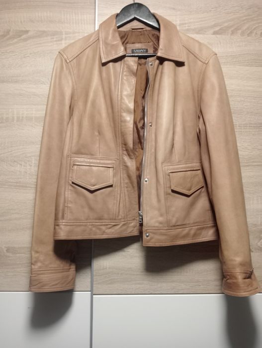 Kurtka damska skórzana L