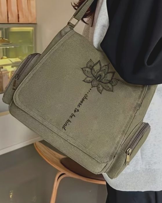 Torebka płótno, stylowa