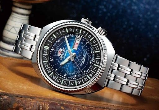 Orient Revival World Map Automatic RA-AA0E03L