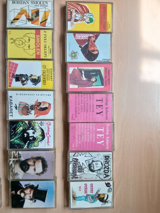 Kasety magnetofonowe kabaret i inne lata 80-90