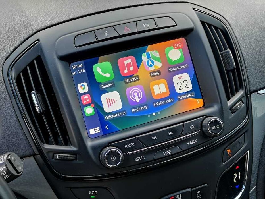 Opel Insignia 14-15 Android Auto Carplay na ORYGINALNYCH częściach