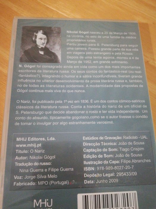 Audio livros cada 3 € ou 2 por 5 €