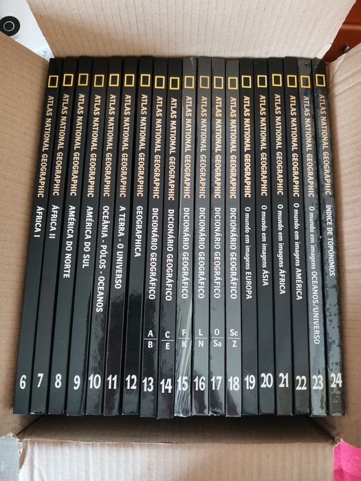 Atlas National Geographic (24 vols) NOVO