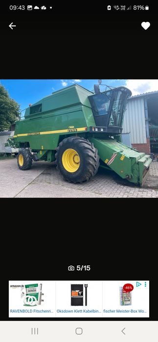 Kombajn John deere 2266