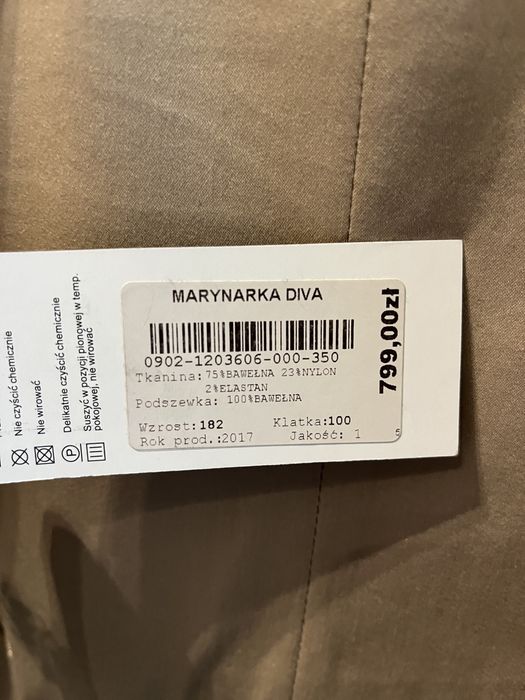 Marynarka Pawo - Nowa - okazja