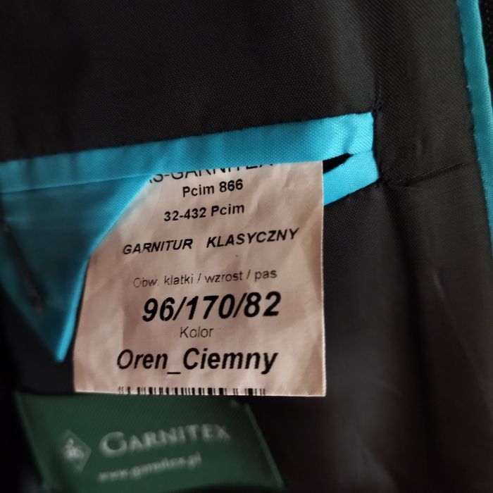 Garnitur klasyczny komplet r. M