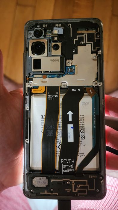 Samsung galaxy s20 ultra 5g para peças - bloqueado rede vodafone display avariado