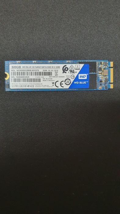 Disco Rigido  WD Blue SSD M.2 500GB