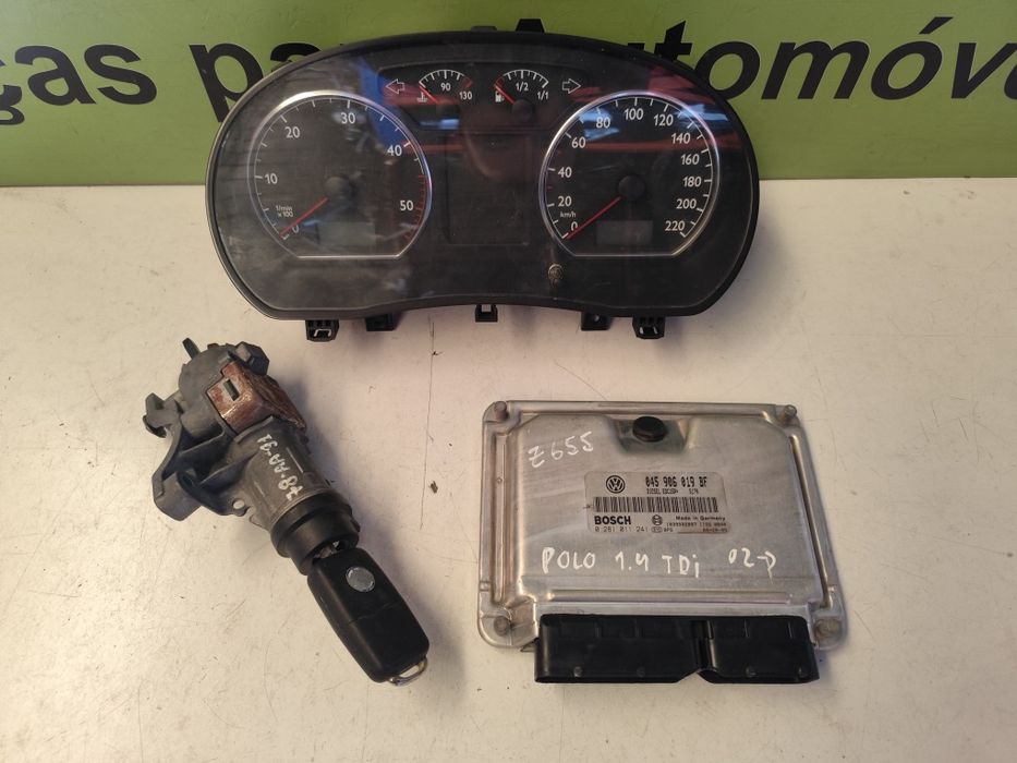 Vw Polo 9n 1.4 TDI - Conjunto de ignição imobilizador - Z655