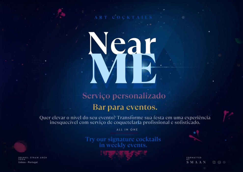 Serviço de bar e eventos.