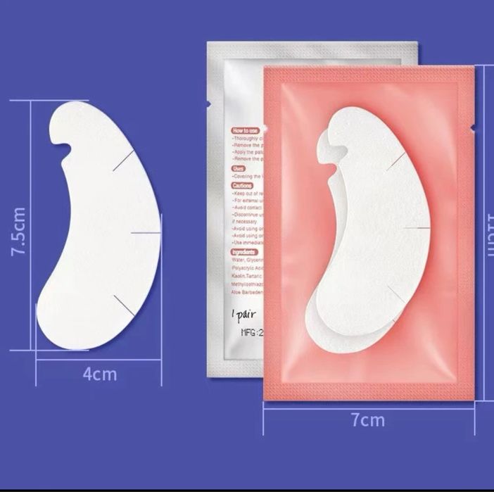 Патчі для нарощування вій / нижні гелеві подушечки