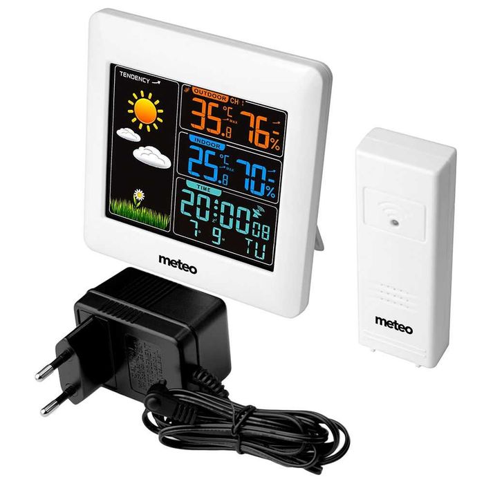 Stacja pogodowa SP93 Meteo - kolor, czujka - OUTLET