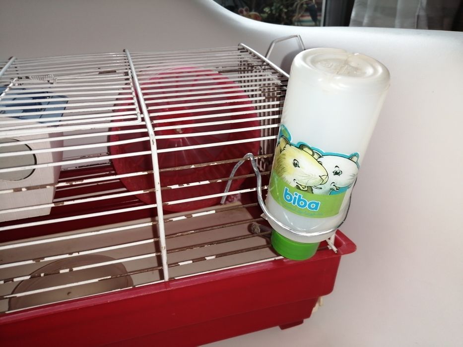 Gaiola para hamster com acessórios