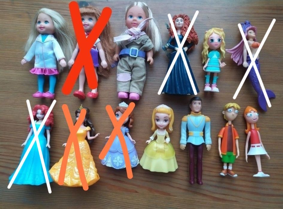 Игрушки: Челси, София прекрасная, Финес и Ферб, и другие коллекции