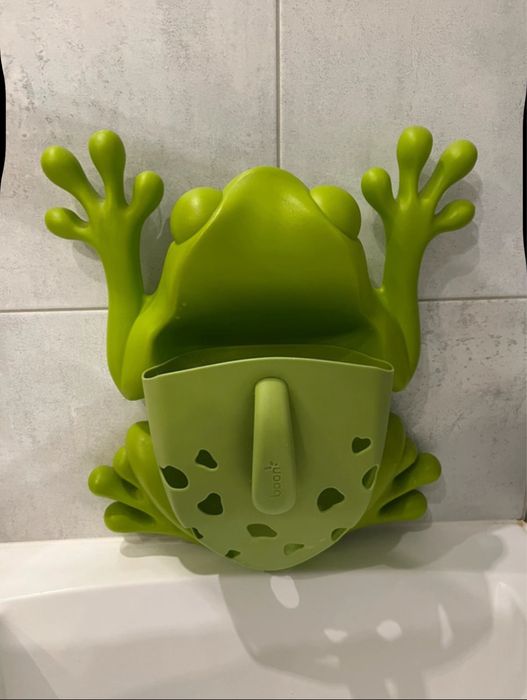 Organizer pojemnik łazienkowy Frog Boon Żabka na zabawki do kąpieli