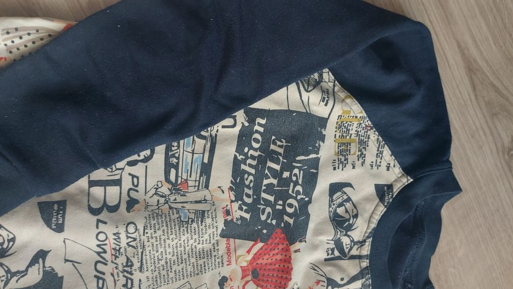 3 Bluzy 128/140 cubus hm