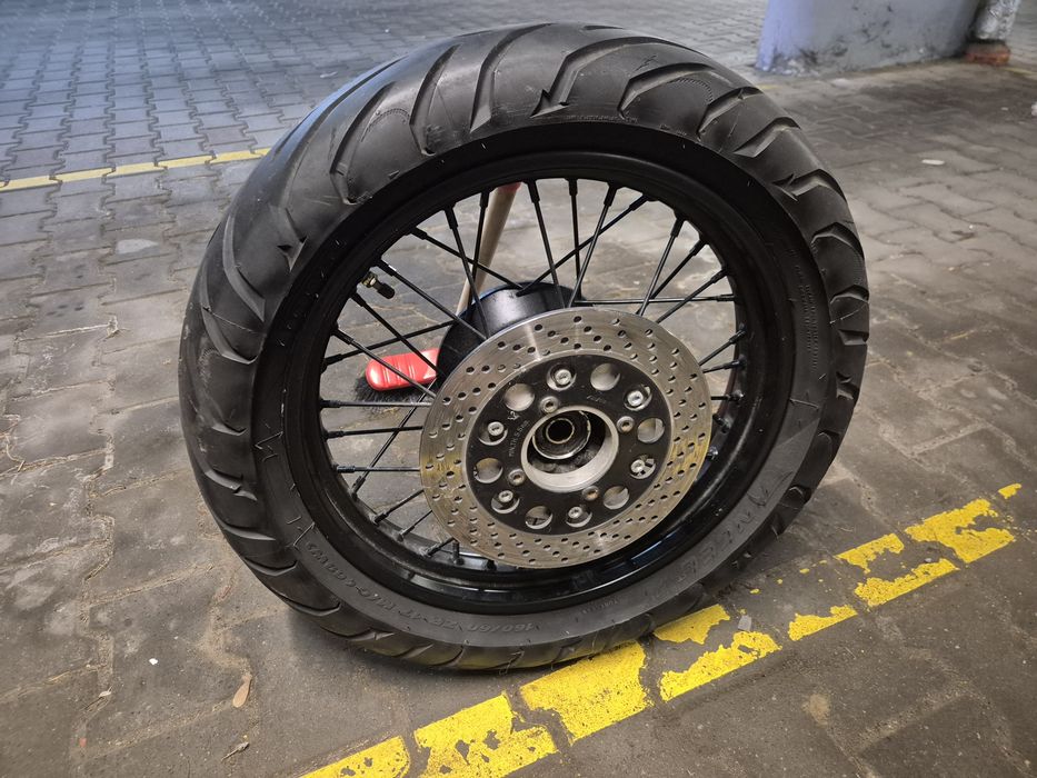 Koło motocyklowe szprychowe scrambler/naked