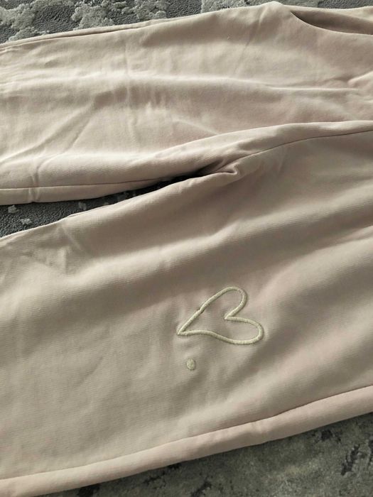 dres damski beżowy bawełna i elastan r s