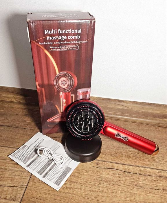 Przenośny elektryczny masażer skóry głowy aplikator olejków