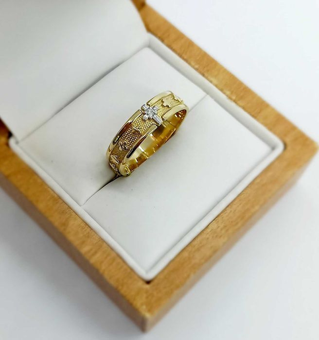 Złoty różaniec, cyrkonia, p.585, r.17