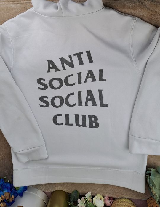 Hoodie branco da Anti Social Social Club
