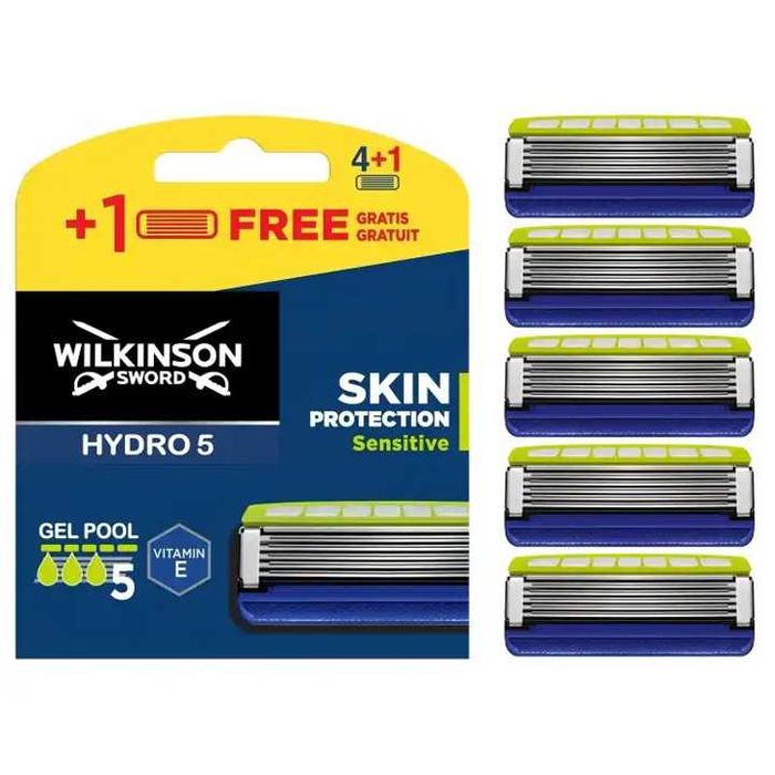 Wilkinson Hydro5 Skin Protection Sensitive чол. картр., 5 шт. Є гурт!