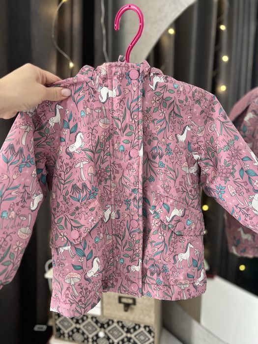 Весняна куртка на дівчинку, демісезонна водовідштовхуюча куртка, осінн