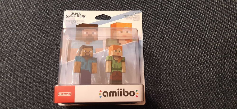 Amiibo Smash Steve & Alex 89, nintendo switch minecraft