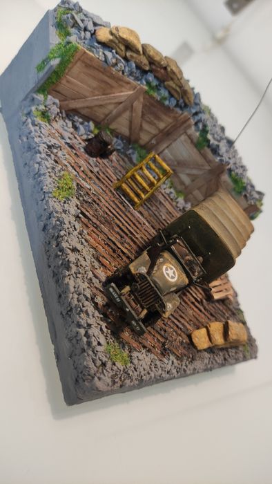 Diorama da Segunda Guerra Mundial
