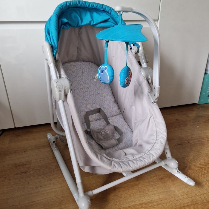 Leżaczek 5w1 Kinderkraft UNIMO – łóżeczko, kołyska, leżaczek, bujaczek